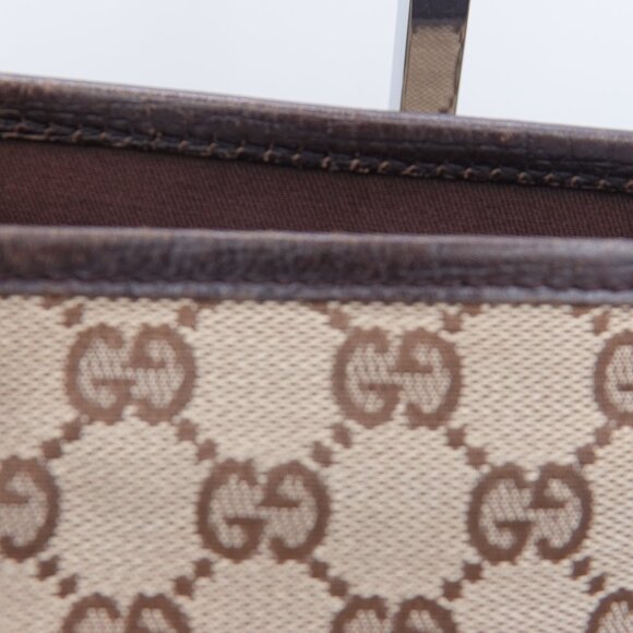 Gucci GG Canvas Jolicoeur Sherry Line Tote Brown - Picture 6 of 16